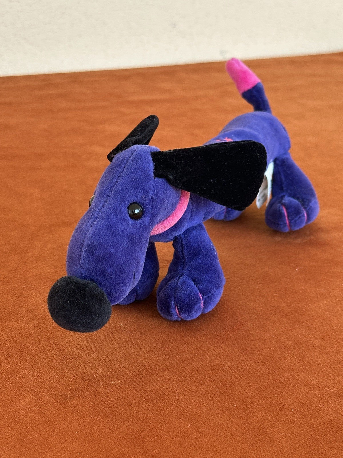 Peluche morbido cane bassotto cucciolo Jellycat Pootlin raro - collezione 2002 ritirato-