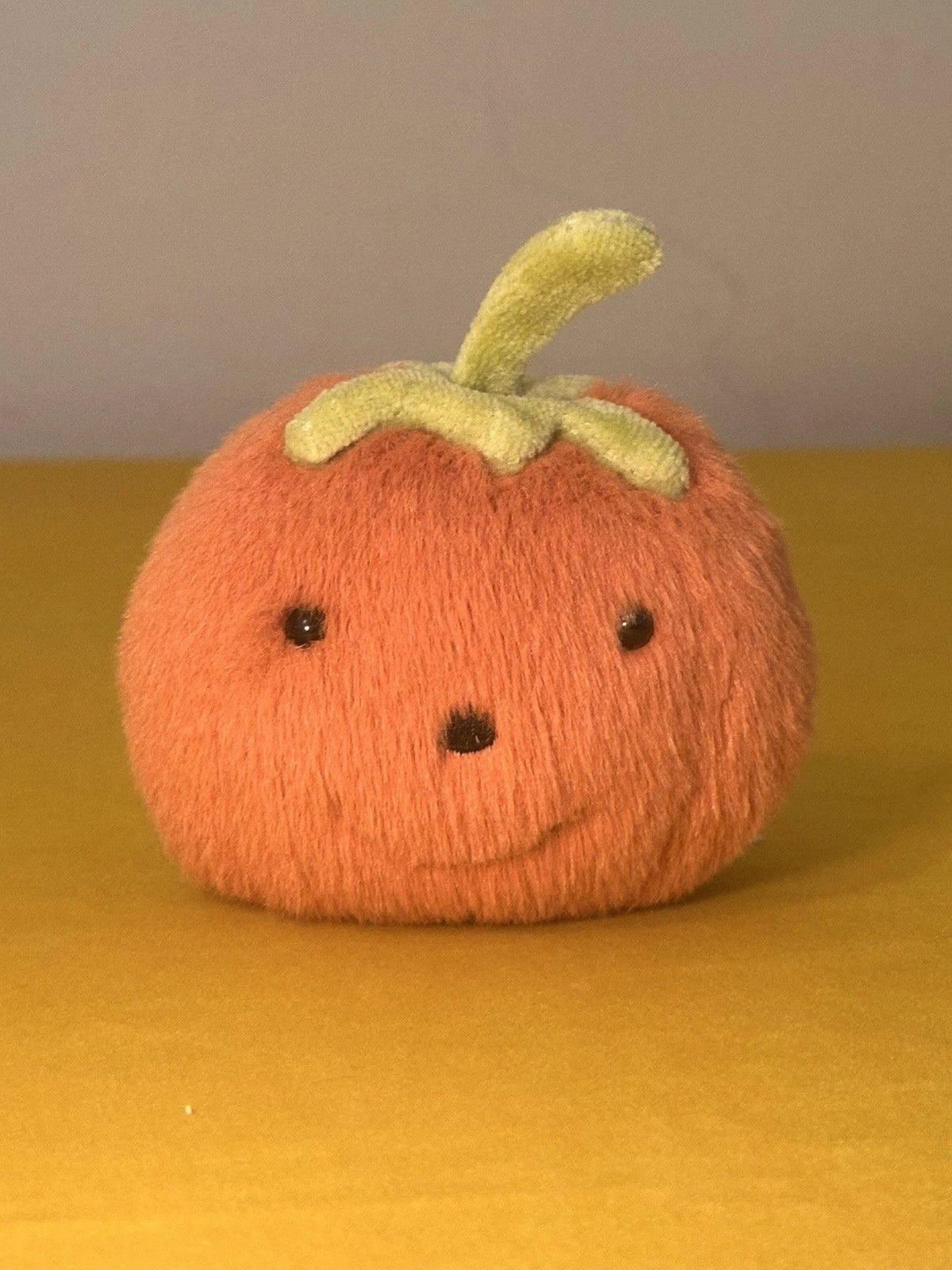Jellycat Fluffy Pumpkin BNWOT Tiny Rare Retired Squash HTF Halloween Soft Toy