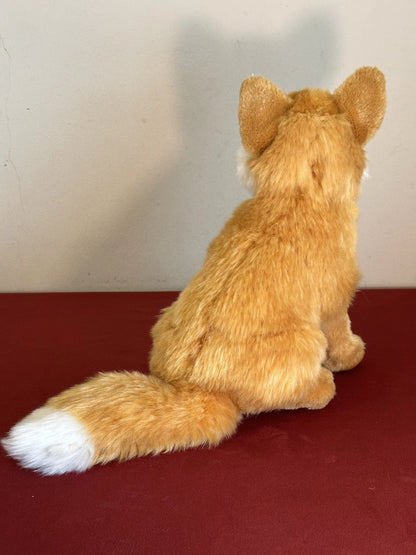 WWF Oko Volpe Rossa Seduta 23 cm 9” Bosco Volpe Arancione Raro Peluche Ritirato Giocattolo Morbido