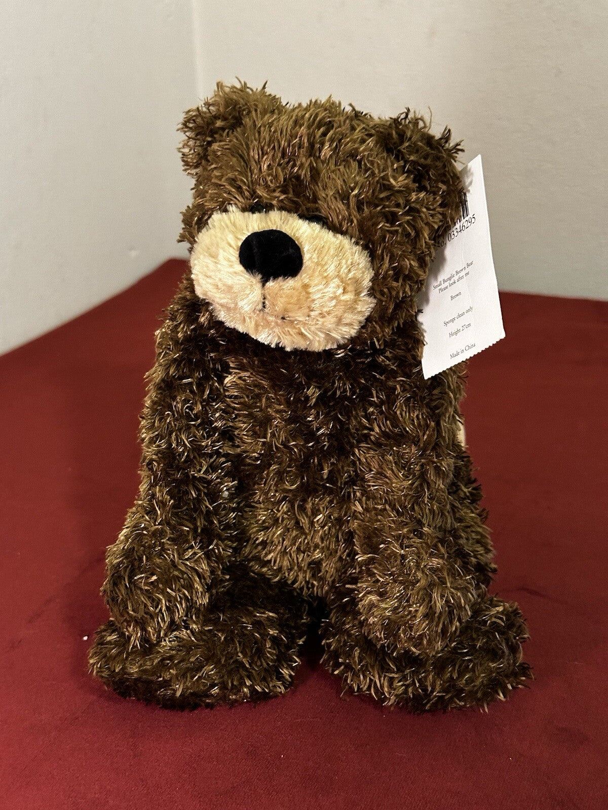 NUOVO Jellycat Piccolo Bunglie Orso Marrone Scuro Nuovo con etichette Ritirato Camerette Bambini-