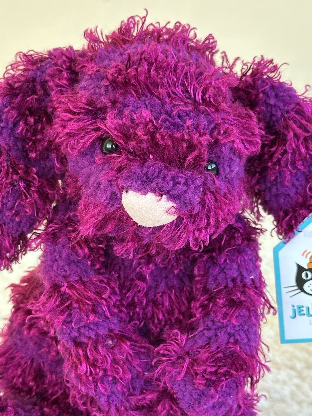NEW Jellycat Special Edition Jamie Bashful Bunny NWT Purple Rare Soft Toy Plush
