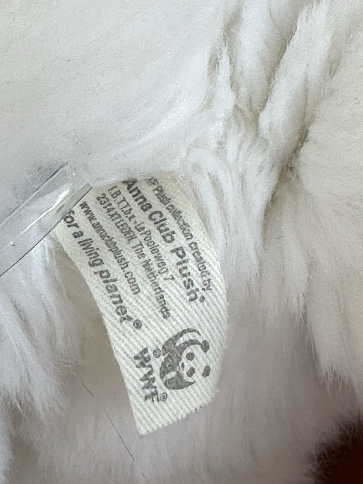 Peluche Anna Club WWF Volpe Artica Bianca Volpe Invernale Rarissimo Peluche Giocattolo Morbido Ritirato-