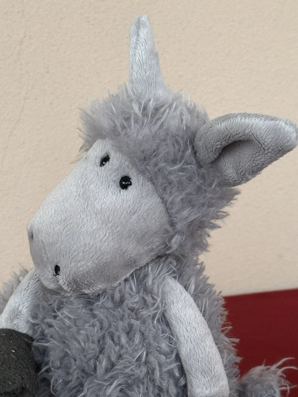 Jellycat Tiggalope Donkey Rare Retired Soft Toy Grey Mule Plush Toy cm.36