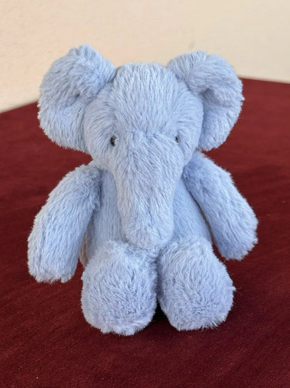 Jellycat Tiny Baby Piper Elephant BNWOT Blue Elly Mini Plush 5.5” Gap Exclusive