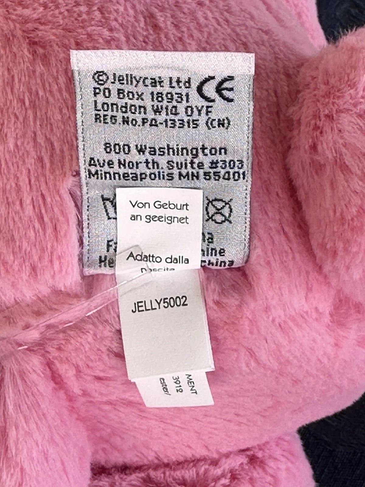 Jellycat Medium Bashful Sorbet Bunny BNWOT Rare Retired Candy Pink Rabbit Plush