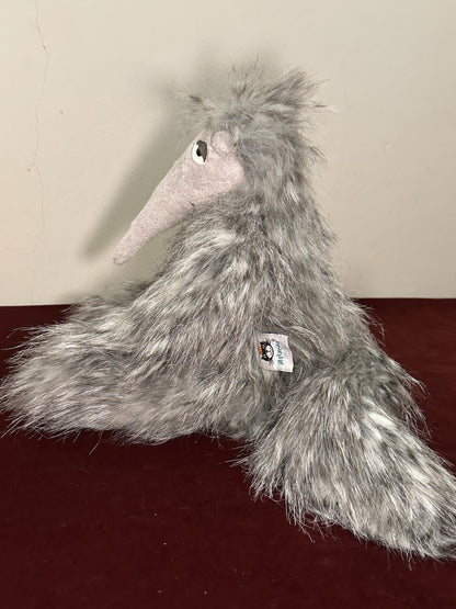Jellycat Arnie Aardvark Anteater cappotto lungo grigio tabby peluche ritirato giocattolo morbido-
