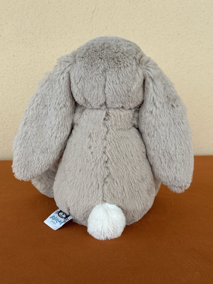 Jellycat Medium Bashful Beige Blue Blossom Bunny BNWOT Rare Retired Rabbit Plush