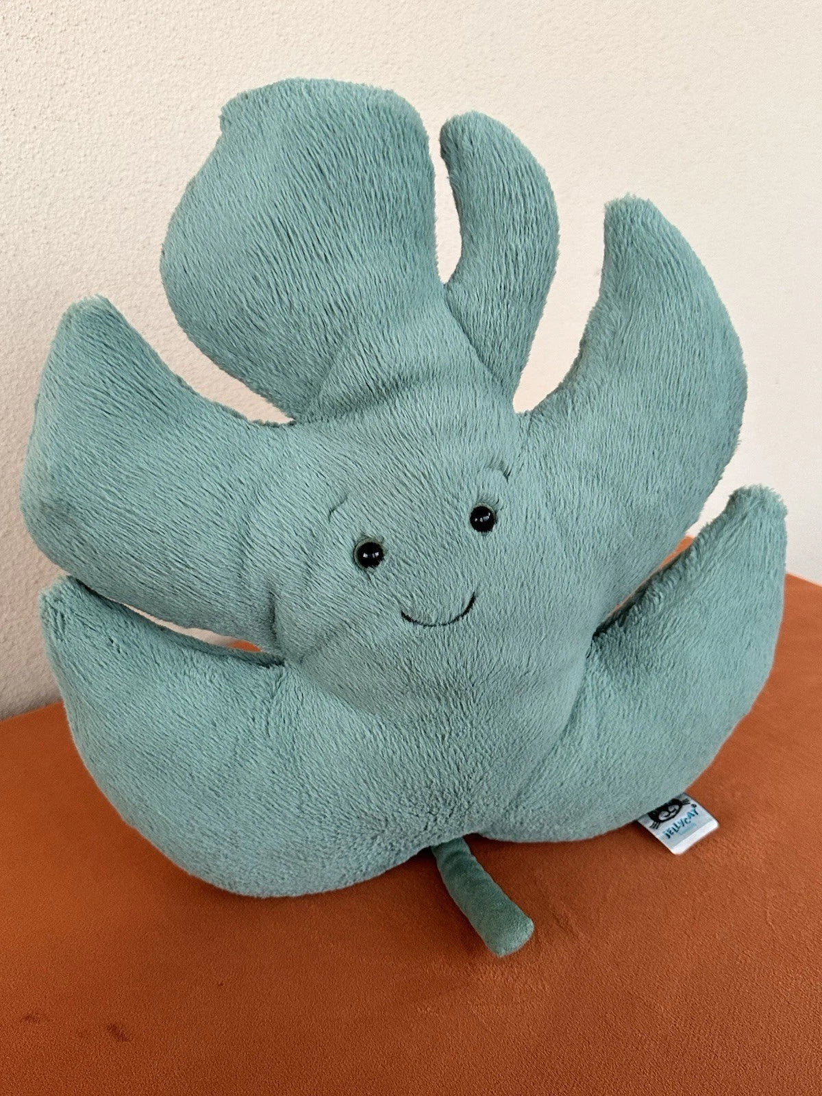 Jellycat Tropical Palm Leaf BNWOT Large Green Leave Rare Retired Soft Toy Plush