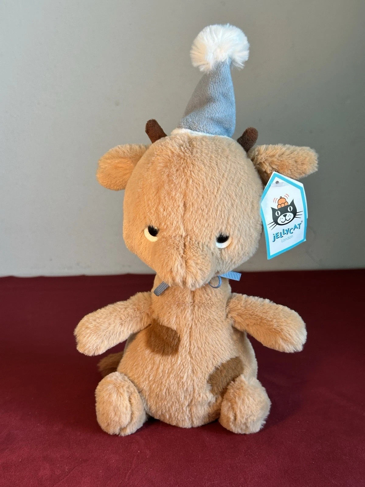NUOVO Jellycat Jollipop Giraffa Nuovo con etichette Celebrazione Festa Cappello Giraffa Ritirato Raro