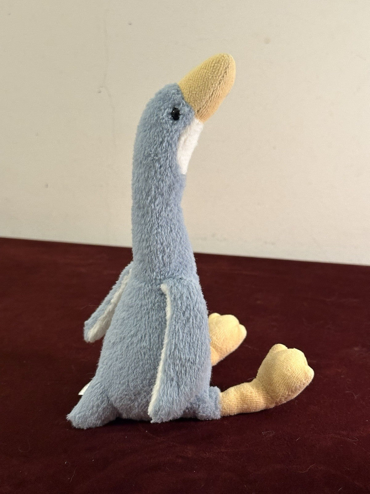 Peluche Jellycat Small Daisy Runner Duck blu chiaro oca media raro uccellino in pensione-