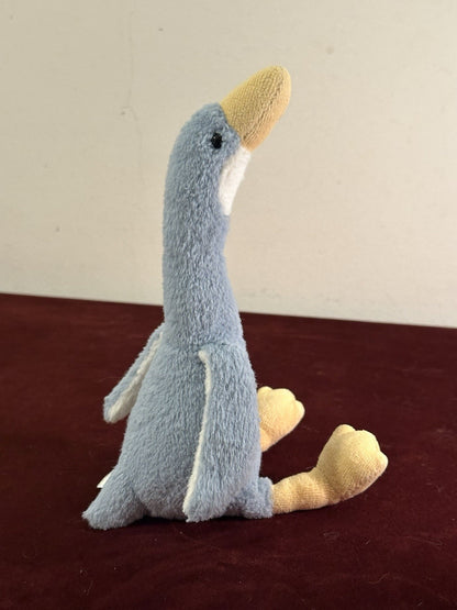 Peluche Jellycat Small Daisy Runner Duck blu chiaro oca media raro uccellino in pensione-
