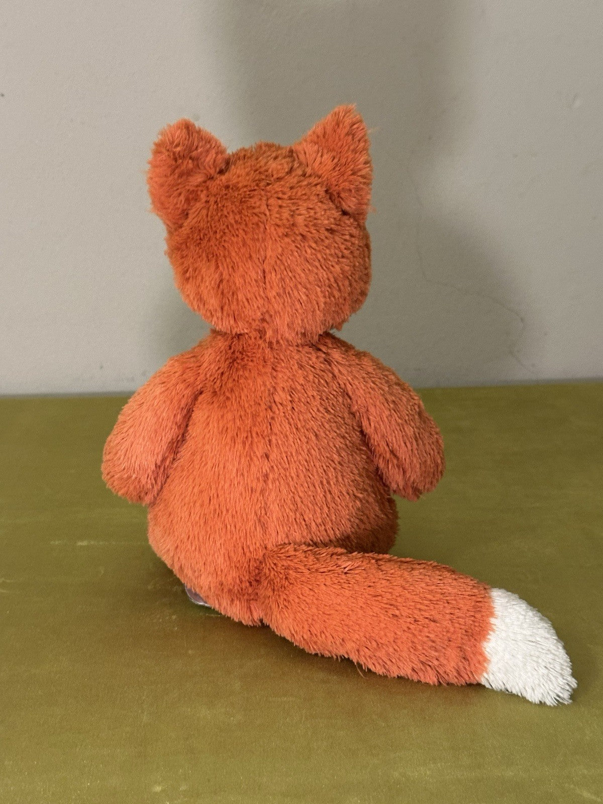 Peluche Jellycat Cushy Fox Vivid Orange Fox giocattolo morbido raro ritirato medio 12"-