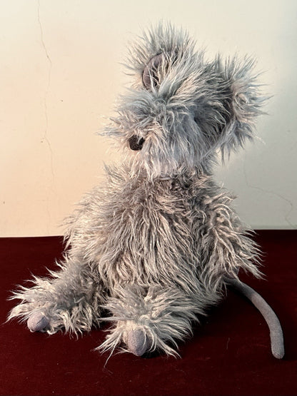 Jellycat Remington Rat topo grigio da collezione morbido scruffy topi ritirati raro 14"-