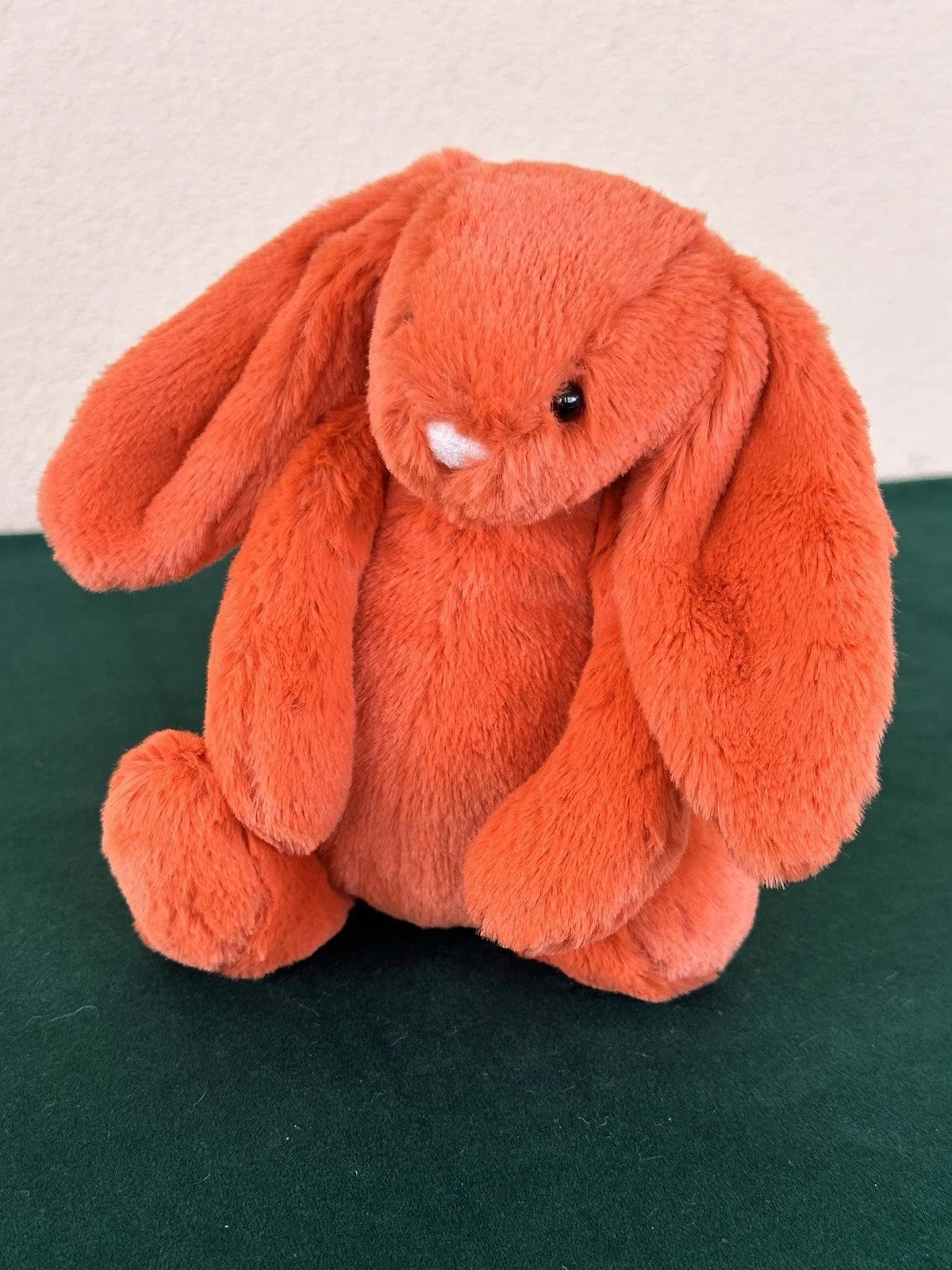 Jellycat Small Bashful Tangerine Bunny NWOT Retired Orange Rabbit Soft Plush Toy
