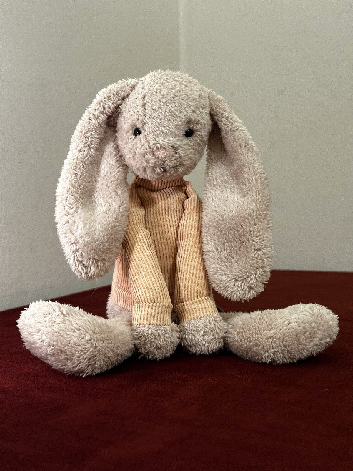 Jellycat Jumble Bunny Pensionato Raro Cordy Rosa Jumper Coniglio Giocattolo Morbido-