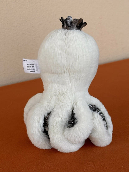 Jellycat Baby Cosmo Octopus BNWOT Tiny Crown White Squid Sea Creature Retired