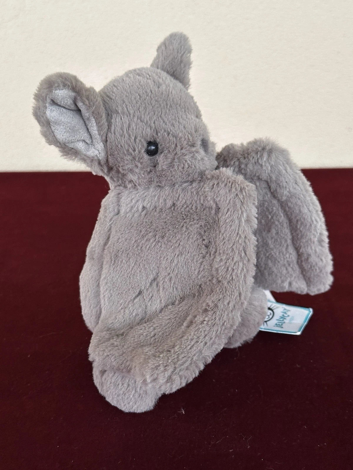 New Jellycat Small Bashful Bat BNWT Retired Rare Halloween Grey Bat Plush cm.20