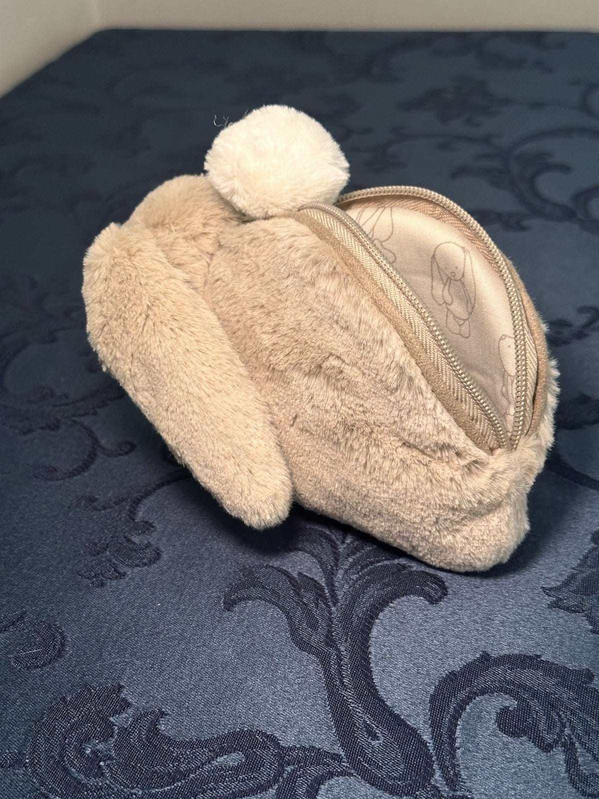 NUOVO Jellycat Bashful Beige Bunny Pouch nuovo con etichette piccolo coniglio borsa ritirato raro-