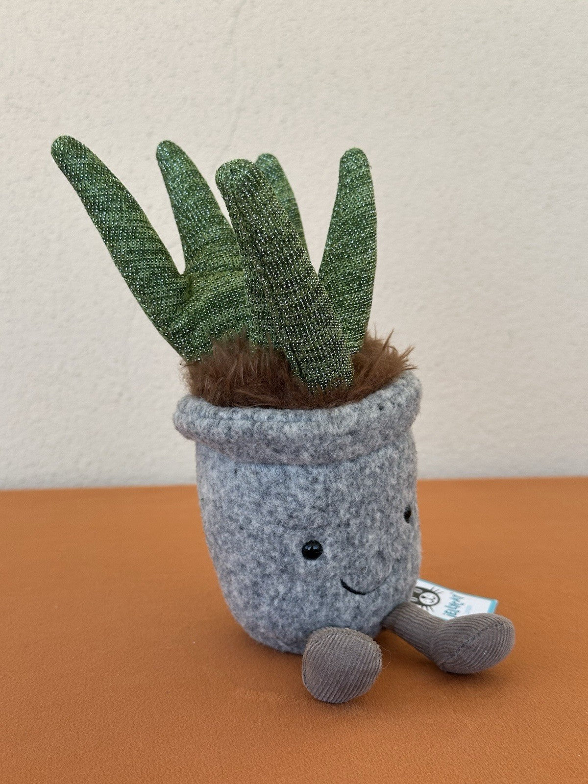 NEW Jellycat Amuseable Silly Succulent Aloe BNWT Plant in Pot Soft Toy Retired
