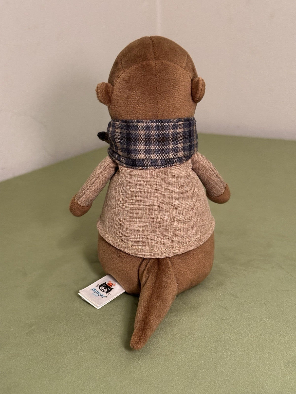 Peluche Jellycat Riverside Rambler Otter giocattolo morbido vestito ritirato raro da collezione-