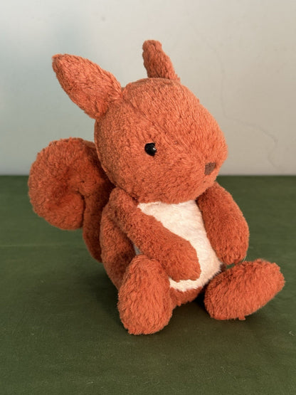 Jellycat Tumbletuft Scoiattolo Bosco Arancione Coda Cespugliosa Carino Ritirato Giocattolo Morbido-