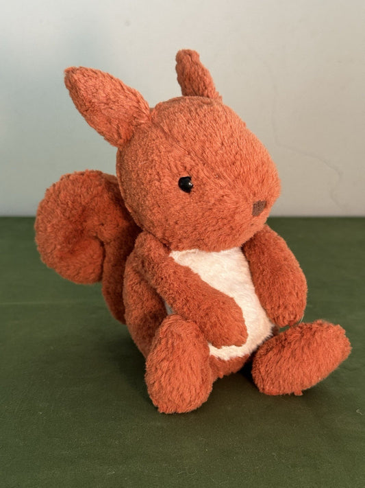 Jellycat Tumbletuft Scoiattolo Bosco Arancione Coda Cespugliosa Carino Ritirato Giocattolo Morbido-