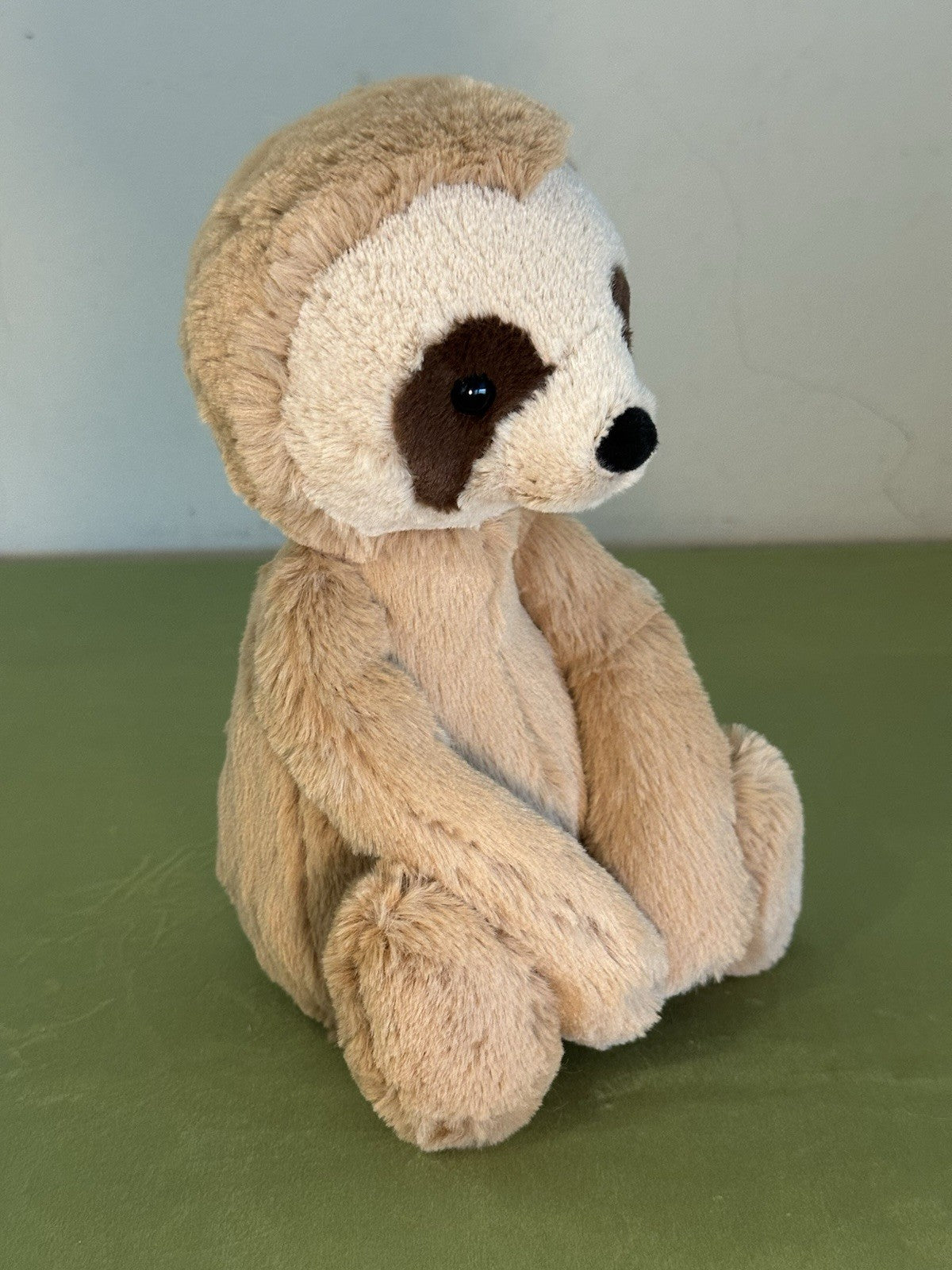 Peluche Jellycat Medium Bashful Sloth nuovo senza etichette ritirato raro animale selvatico giocattolo morbido-