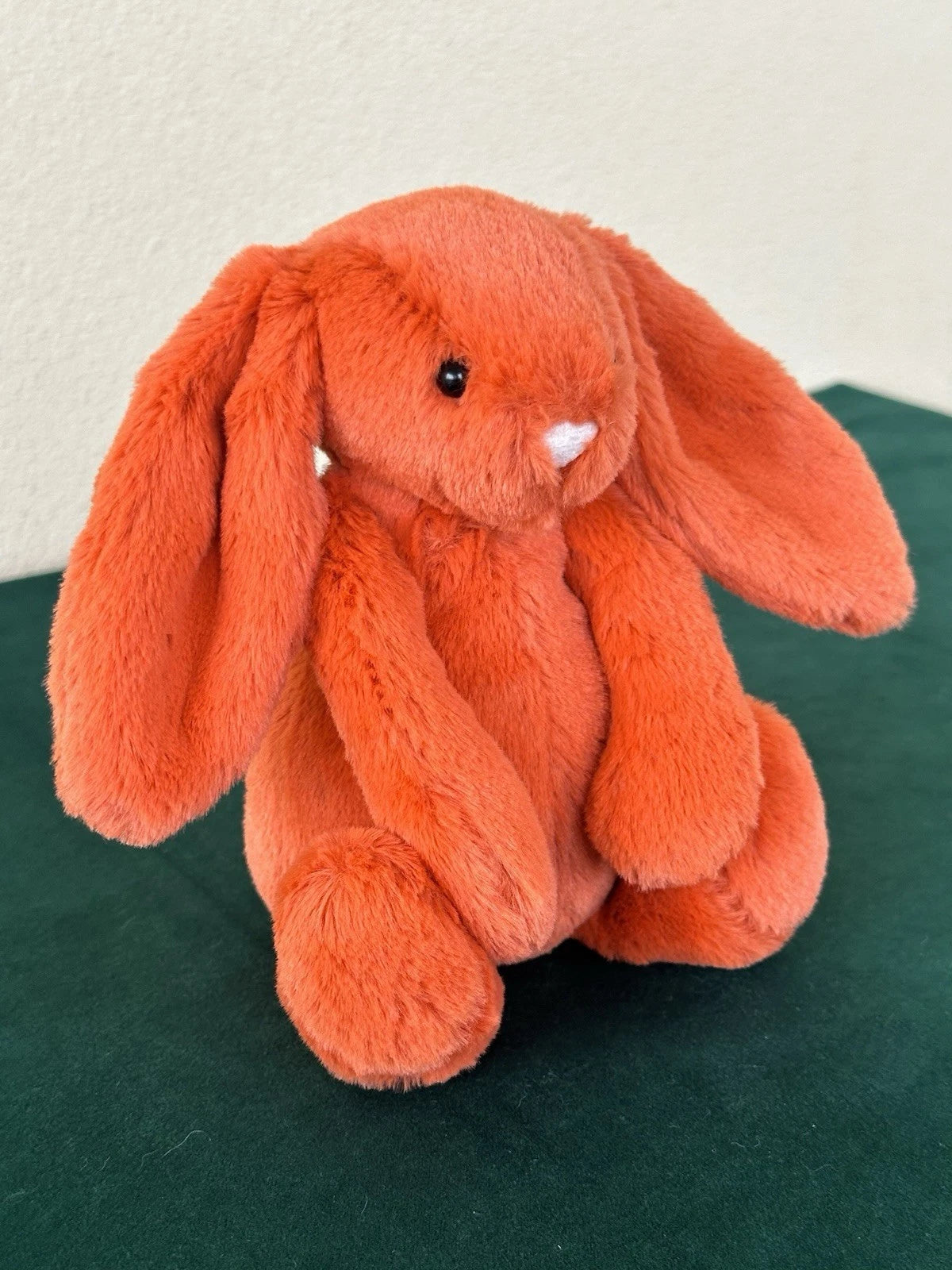 Jellycat Small Bashful Tangerine Bunny NWOT Retired Orange Rabbit Soft Plush Toy