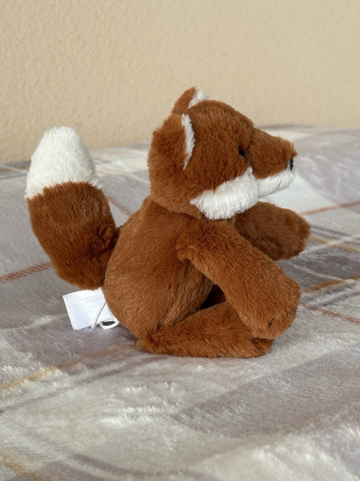 NUOVO peluche Jellycat Tiny Smudge Fox nuovo con etichette bambino volpe rossa sdraiata raro giocattolo morbido ritirato-