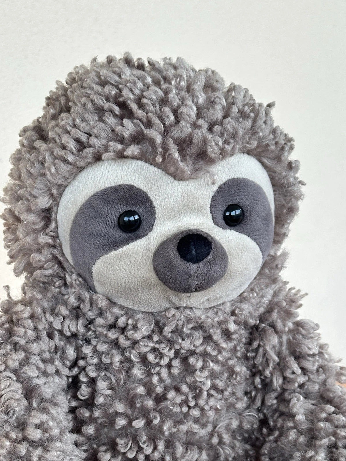 Rarissimo peluche Jellycat Cicerone bradipo riccio marrone beige in pensione cm.40