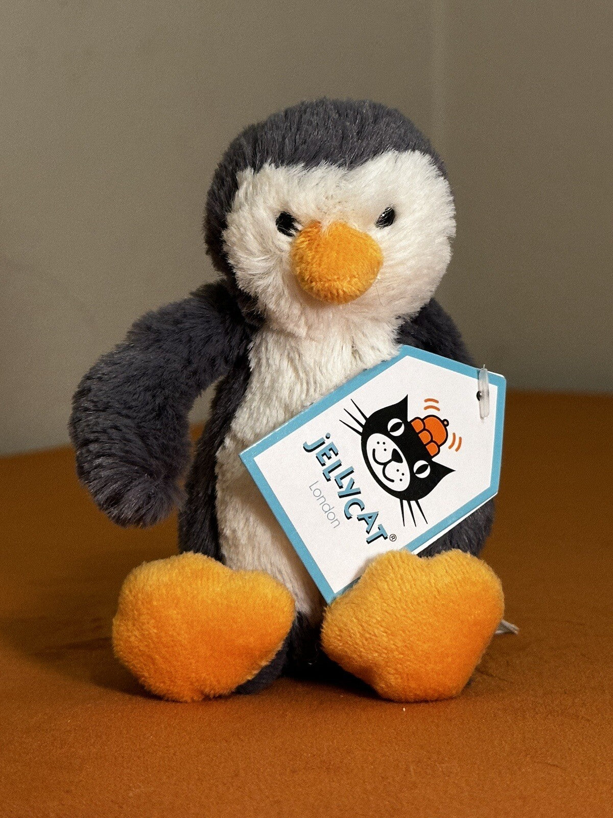 NUOVO Jellycat Baby Bashful Penguin nuovo con etichette raro ritirato piccolo pinguini 5" giocattolo morbido-