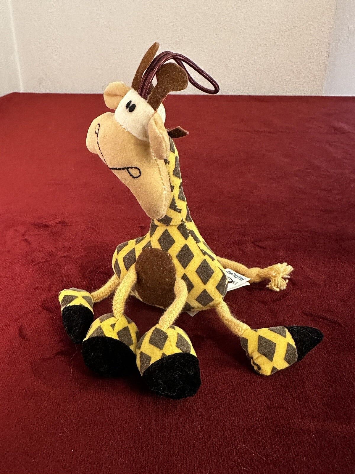 Peluche giocattolo morbido JELLYCAT DINGLY DANGLY GIRAFFA. RITIRATO.-