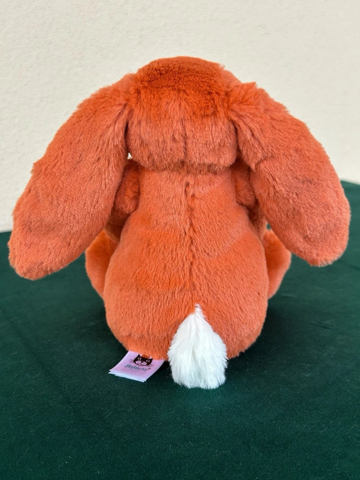 Jellycat Small Bashful Tangerine Bunny NWOT Retired Orange Rabbit Soft Plush Toy