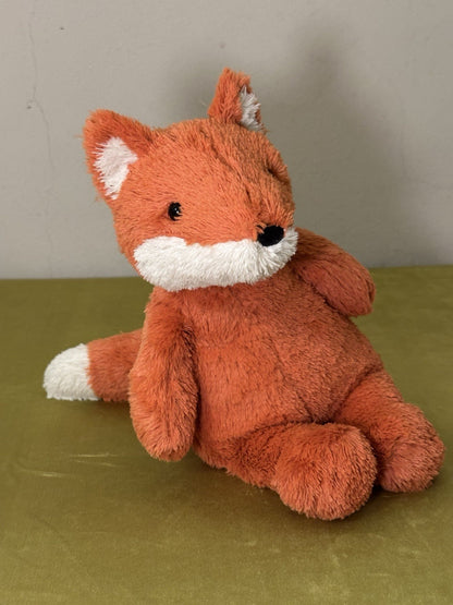Peluche Jellycat Cushy Fox Vivid Orange Fox giocattolo morbido raro ritirato medio 12"-