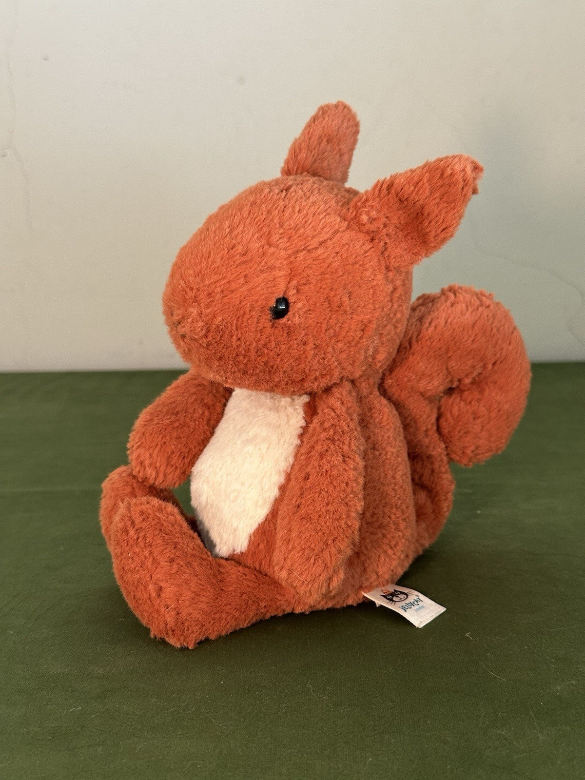Jellycat Tumbletuft Scoiattolo Bosco Arancione Coda Cespugliosa Carino Ritirato Giocattolo Morbido-