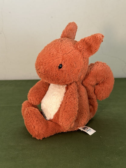 Jellycat Tumbletuft Scoiattolo Bosco Arancione Coda Cespugliosa Carino Ritirato Giocattolo Morbido-