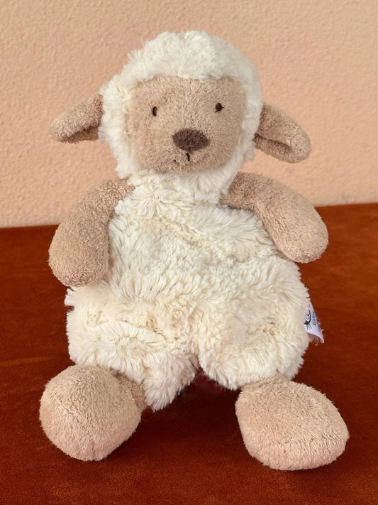 Jellycat Lollie Lamb Boubou Comforter Rare Retired Cream Sheep Emotional Support