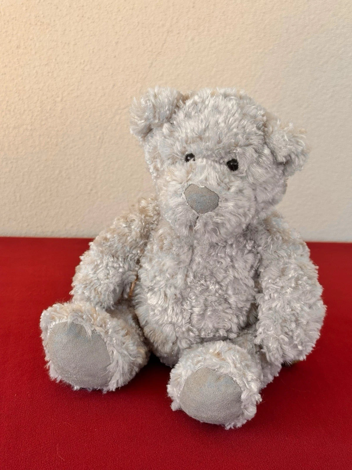 Jellycat Oscar Bear Curly Sable Beige Teddy Bear Rare Retired Soft Plush cm.25
