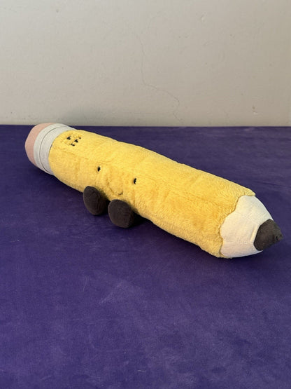 Matita Jellycat Amuseable GRANDE nuova senza etichette originale giallo vivo cm.40 ritirata-