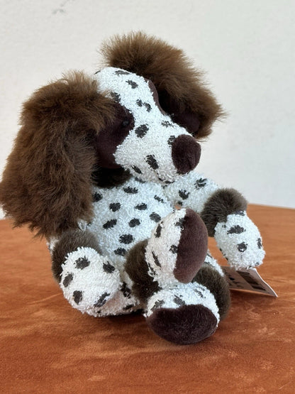 NUOVO Jellycat Riff Ruff Dog Nuovo con etichette Raro Vintage Springer Spaniel Morbido Giocattolo Ritirato