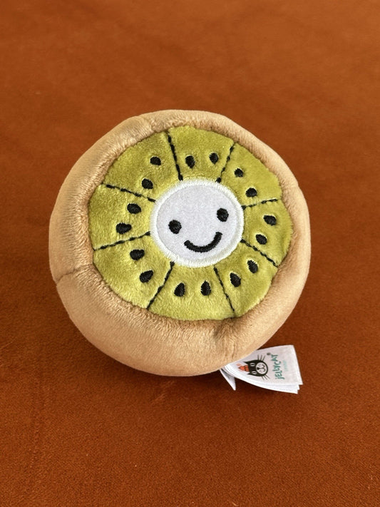 Jellycat Favoloso Frutta Kiwi BNWOT Cibo Peluche Collezionabile Ritirato Peluche Raro-