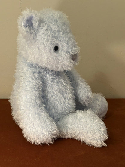 Orsacchiotto Jellycat Large Whisper Bear nuovo senza etichette raro HTF azzurro chiaro giocattolo morbido