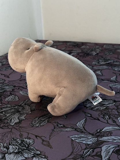 Jellycat Small Mellow Malw Ippopotamo Grigio Velluto Giocattolo Morbido Ritirato VHTF-