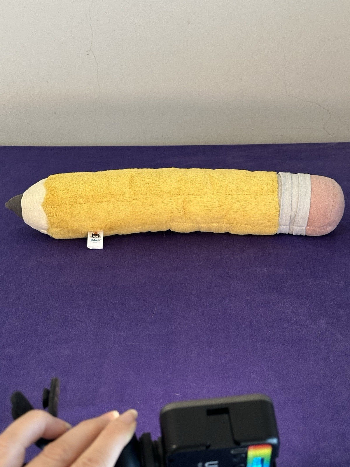 Matita Jellycat Amuseable GRANDE nuova senza etichette originale giallo vivo cm.40 ritirata-