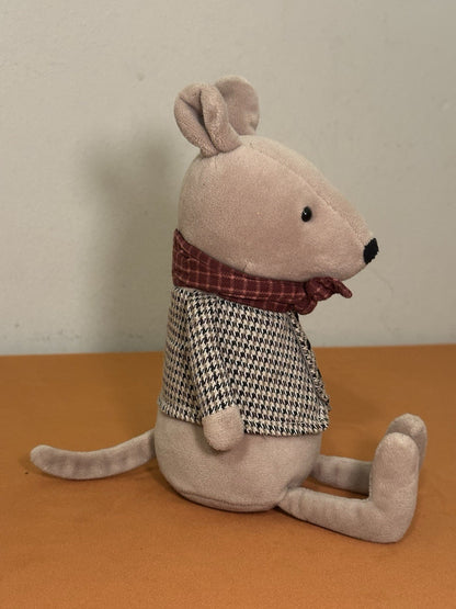 Peluche Jellycat Riverside Rambler Rat giocattolo morbido vestito ritirato raro da collezione-