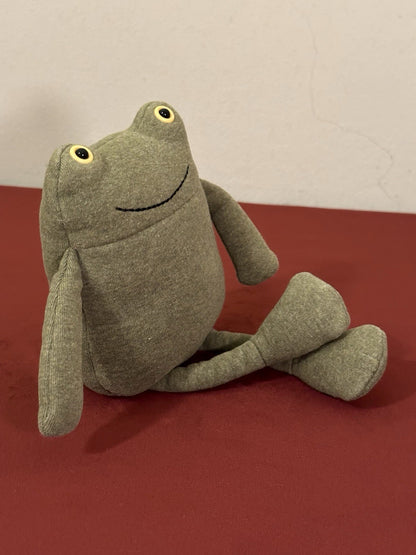 Maglia Jellycat Geek Frog verde anfibio rara ritirata giocattolo morbido da collezione-