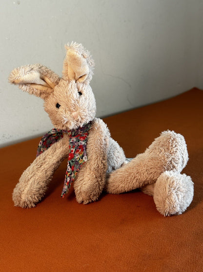 NUOVO Jellycat Chi Chi Bunny Nuovo con etichette con sciarpa giocattolo morbido piumone peluche bambino-