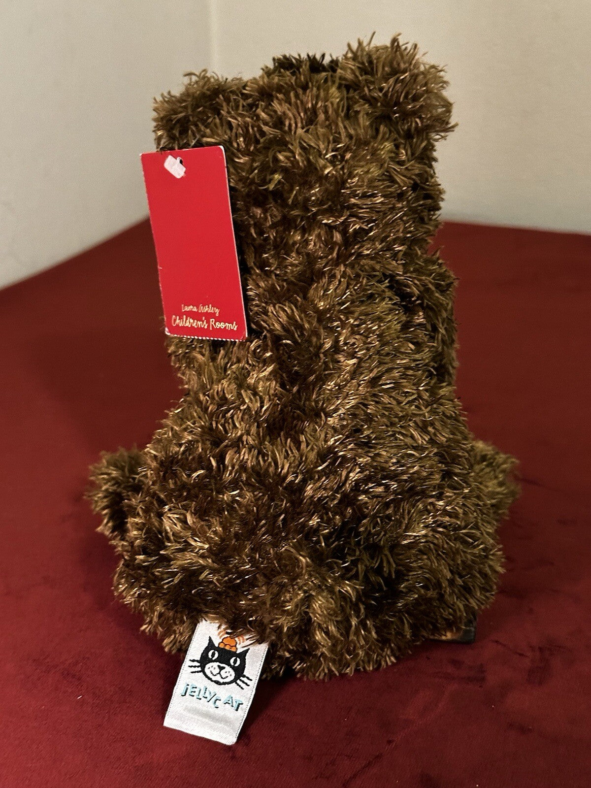 NUOVO Jellycat Piccolo Bunglie Orso Marrone Scuro Nuovo con etichette Ritirato Camerette Bambini-
