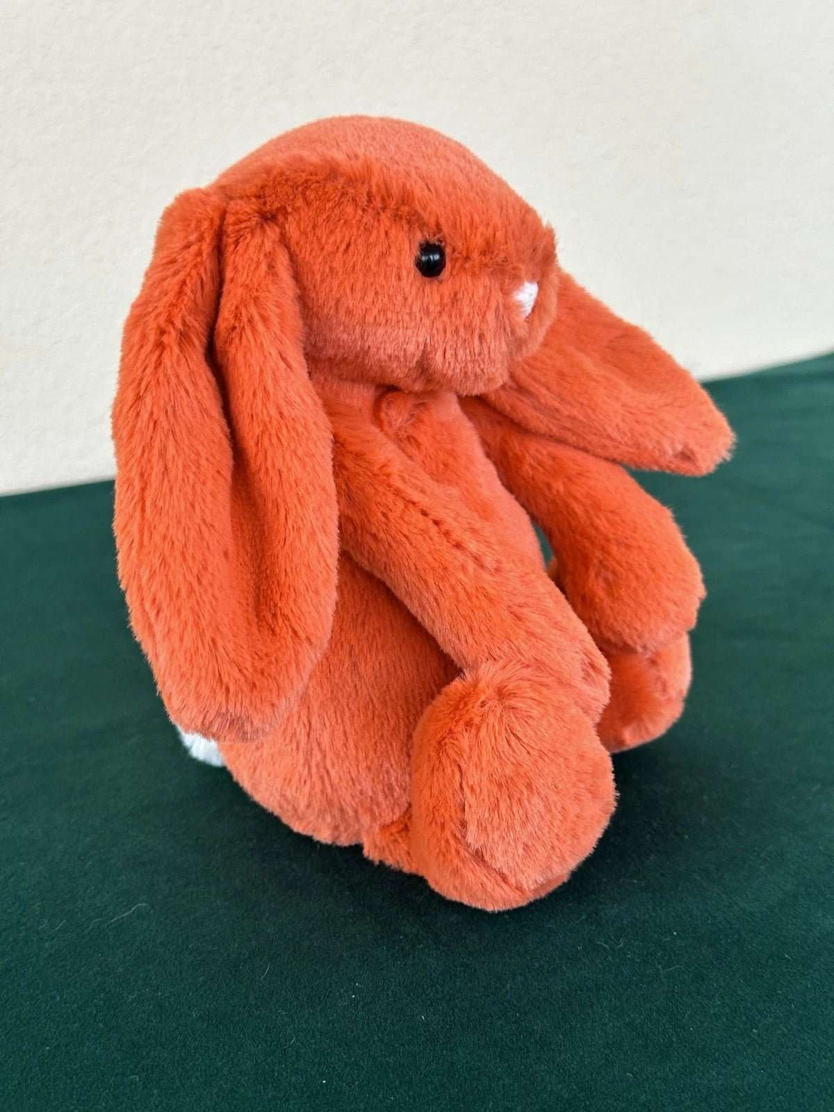 Jellycat Small Bashful Tangerine Bunny NWOT Retired Orange Rabbit Soft Plush Toy