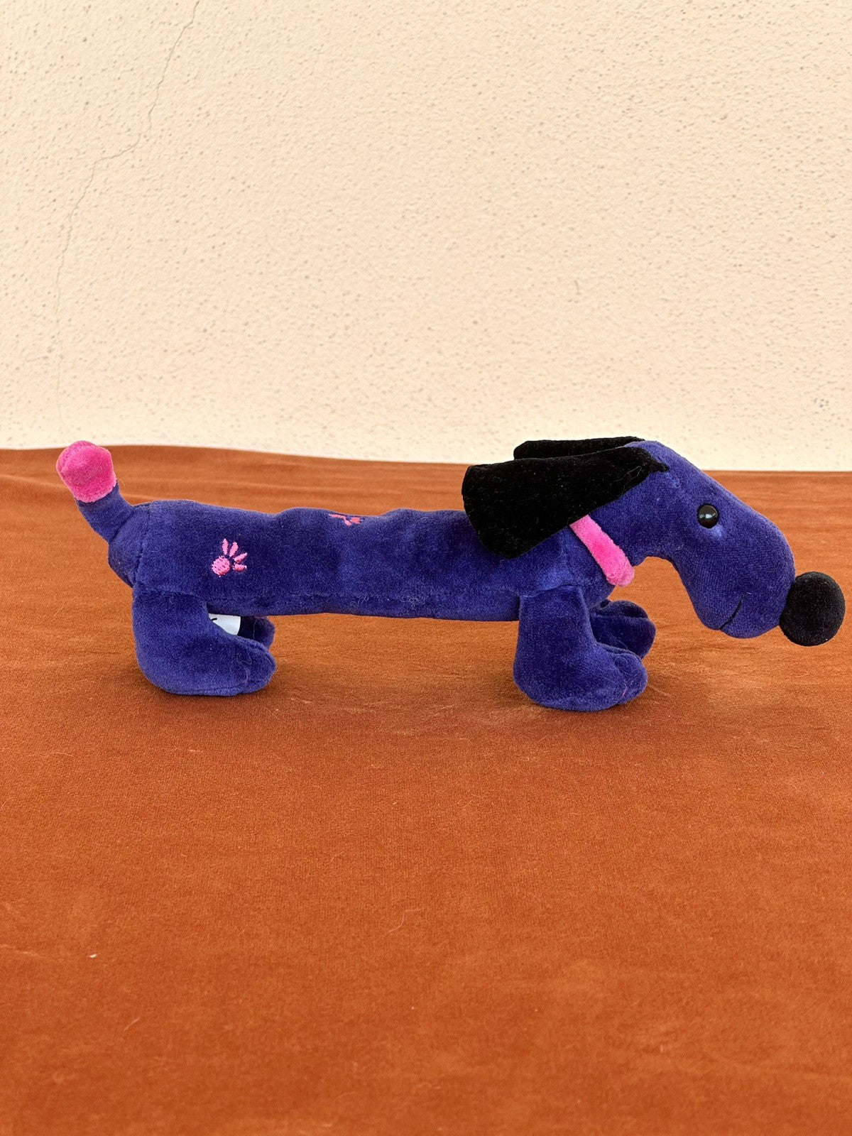 Peluche morbido cane bassotto cucciolo Jellycat Pootlin raro - collezione 2002 ritirato-
